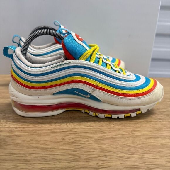 Nike Air Max 97 Summer Pack Women's Running Shoes Size 8.5 7Y White - Picture 2 of 5